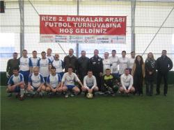 Rize Bankalar Aras Futbol Turnuvas sona erdi