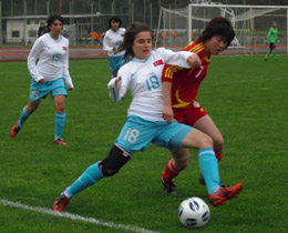 U19 Bayan Milli Takm, ine 1-0 yenildi