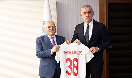 TFF Bakan Hacosmanolu'ndan, Memduh Bykkl'a Ziyaret
