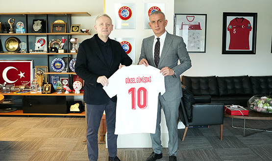 Gksel Gmda'dan TFF Bakan Hacosmanolu'na Ziyaret
