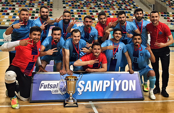 Futsal Ligi'nde ampiyon Gazi niversitesi Spor