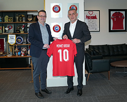 Mehmet L�tfi K�rdar, TFF Ba�kan� Hac�osmano�lu�nu Ziyaret Etti