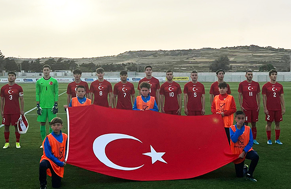 U17 Milli Takımı, Malta U18 Milli Takımı'nı 2-0 yendi