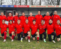 U17 Kız Millî Takımımız, Hollandada İlk Antrenmanını Gerçekleştirdi