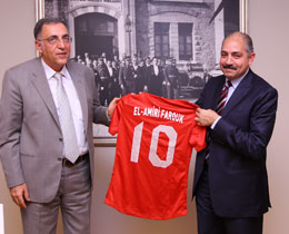 Msr Spor Bakan Farouk, TFFyi ziyaret etti