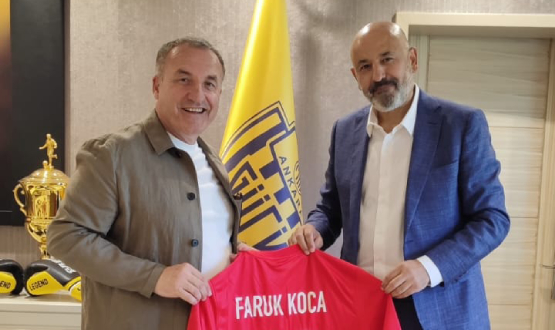 mer Grsoy'dan MKE Ankaragc Bakan Faruk Koca'ya Ziyaret