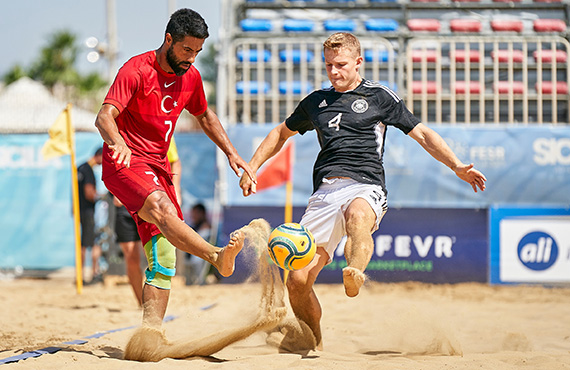 Plaj Futbolu Milli Takımı, Almanya'ya 2-1 yenildi