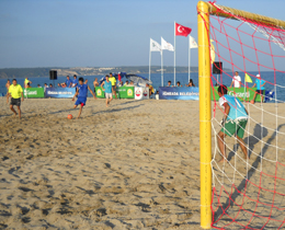 Garanti Plaj Futbolu Ligi neada Etabn neada Belediyespor kazand