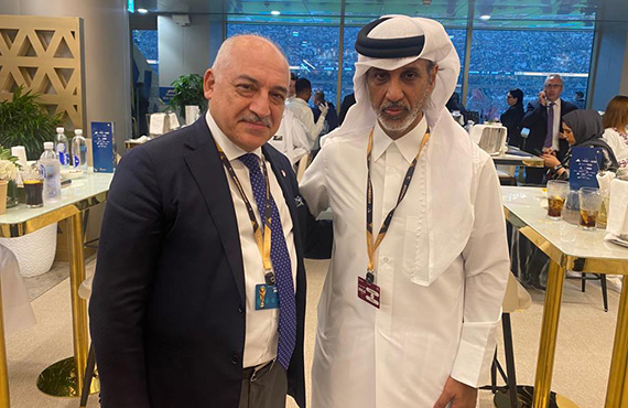 Mehmet Bykeki, Katar Federasyonu Bakan Al Thani'yle Grt