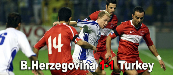 Bosnia-Herzegovina 1-1 Turkey