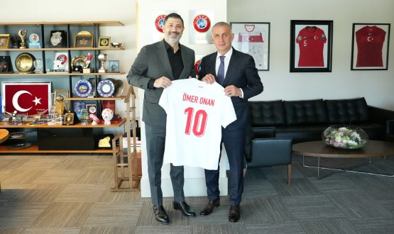 mer Onan, TFF Bakan Hacosmanolu'nu Ziyaret Etti