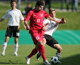 U18ler, Almanya ile 1-1 berabere kald