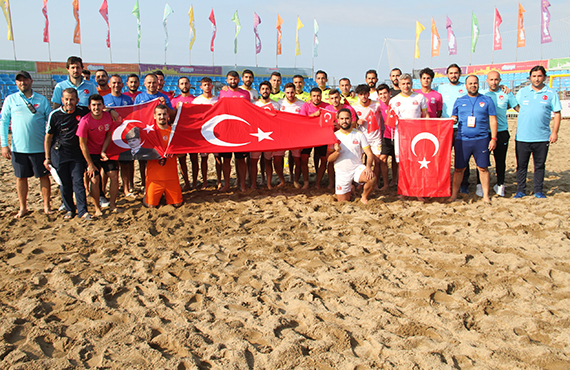 TFF Plaj Futbolu Ligi'nin finalleri Alanya'da balad