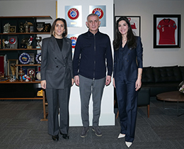 &Ouml;ztopalo�lu ve Atasoy�dan TFF Ba�kan� Hac�osmano�lu�na Ziyaret