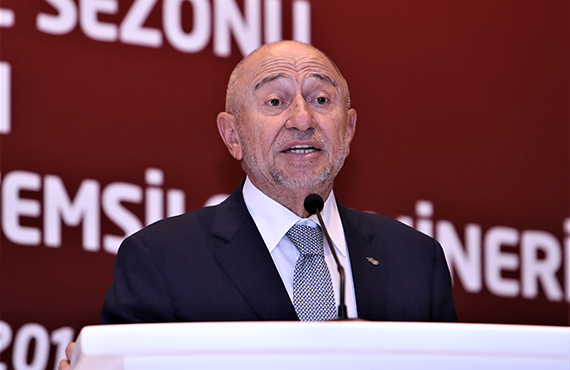 TFF Bakan Nihat zdemir, 2019-2020 sezonu Temsilciler Semineri'nde konutu