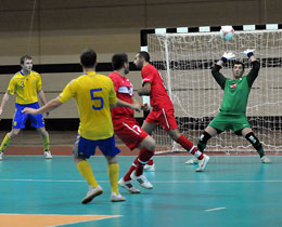 Futsal Milli Takm, Ukraynaya 5-1 malup oldu
