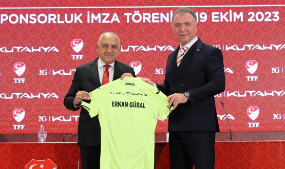 TFF ve NG Ktahya Seramik'ten Tarihi Sponsorluk Anlamas