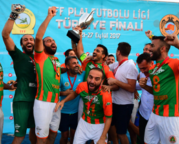 TFF Plaj Futbolu Liginde ampiyon Land of Legends Theme Park Alanyaspor