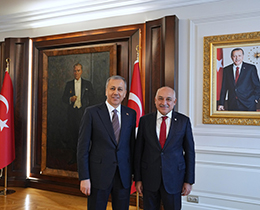 TFF Başkanı Mehmet Büyükekşiden İçişleri Bakanı Ali Yerlikayaya Ziyaret