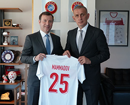 Mammadovdan TFF Bakan Hacosmanoluna Ziyaret