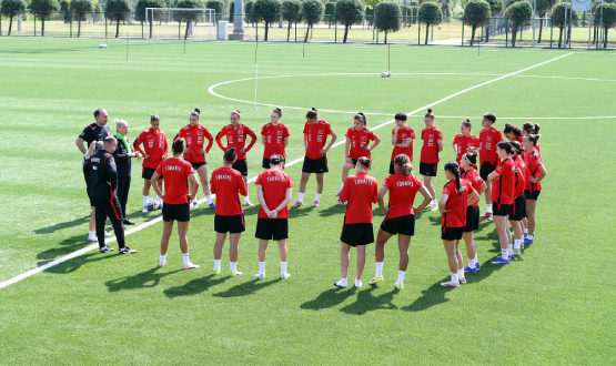 Kad�n A Mill� Tak�m�m�z, Malta Yolculu�u �ncesi Taktik �al��t�