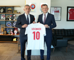 Fatih rkmezer, TFF Bakan Hacosmanolunu Ziyaret Etti