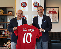 Erhan Kamldan Mehmet Büyükekiye ziyaret