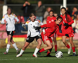 U15 K�z Mill� Tak�m�m�z, Almanya�ya Ma�lup Oldu