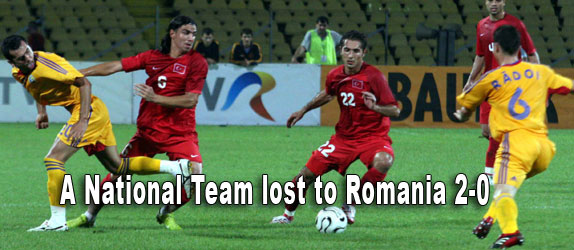 A National Team lost to Romania 2-0