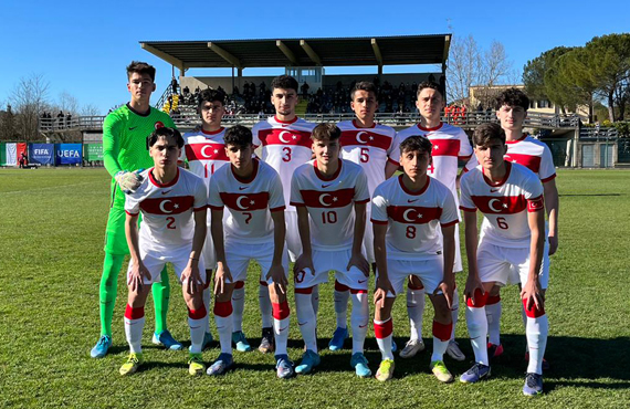 U17 Milli Takm, talya'ya 1-0 yenildi