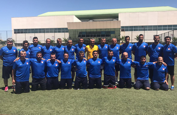 Spor Eitmeni Futbol Sertifika Program saha almalar tamamland