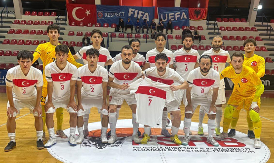 Futsal A Mill� Tak�m�m�z, Arnavutluk'u 7-3 Ma�lup Etti