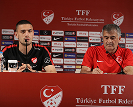 enol Gne ve Merih Demiral basn toplants dzenledi