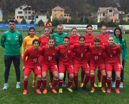 Kadn U19 Milli Takm, Rusyaya 2-1 yenildi