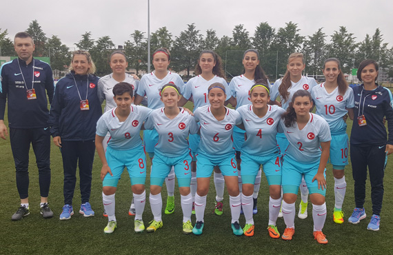 Women's U17s defeat Latvia: 7-0
