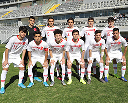 U16s lost against Italy: 4-0