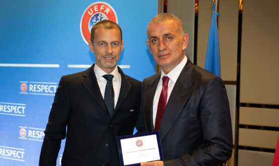 TFF Ba�kan� Hac�osmano�lu, UEFA Y�netim Kurulu Toplant�s�'na Kat�ld�