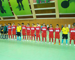 Futsal National Team defeated Palestine: 6-3