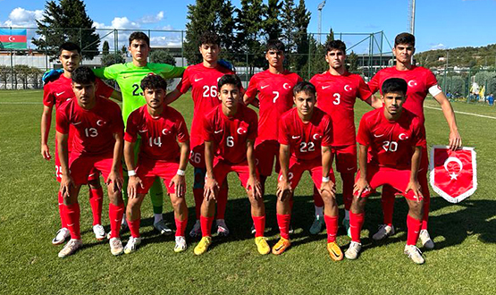 U17 Mill Takmmz, Azerbaycan'a 2-1 Malup Oldu