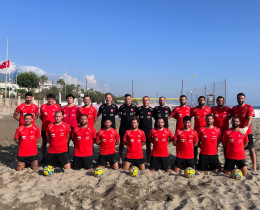 Plaj Futbolu Milli Takm Hazrlk Kampn Tamamlad