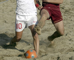 Beach Soccer National Team lose to Russia: 6-5