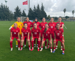 U17 K�z Mill&icirc; Tak�m�m�z�n Avrupa �ampiyonas� 2. Tur Ma&ccedil;lar� Kadrosu A&ccedil;�kland�