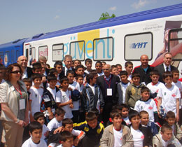 Hrriyet Treni ve Kayseri Bykehir Belediyesi ziyaret edildi