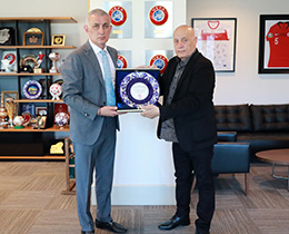 1. Lig Kulpler Birlii Bakan Saraliolundan Bakan Hacosmanoluna Ziyaret