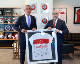 Mahmut Demirtatan TFF Bakan Hacosmanoluna Ziyaret