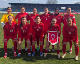 U17 K�z Mill� Tak�m�m�z, H�rvatistan ile 2-2 Berabere Kald�