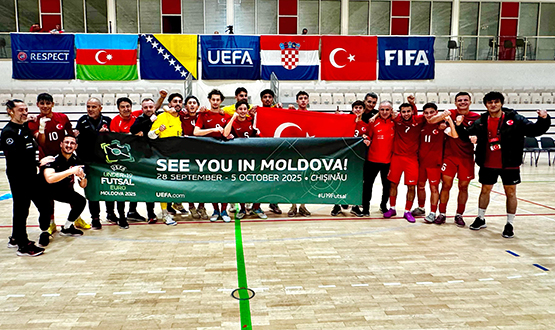 Futsal U19 Mill Takmmz Avrupa ampiyonas Sahnesinde