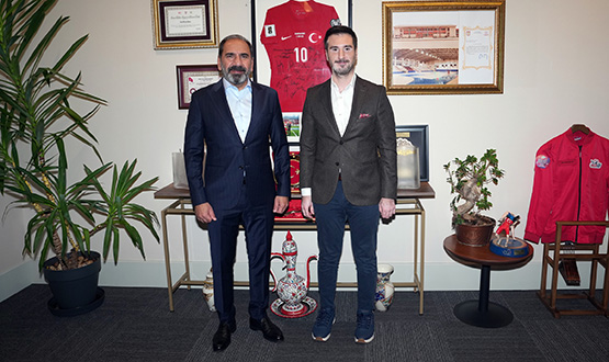Kaan Elbir'den TFF Ba�kan Vekili Otyakmaz'a Ziyaret