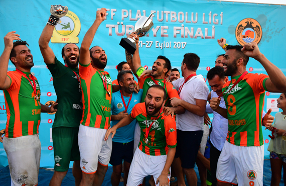 TFF Plaj Futbolu Ligi'nde ampiyon Land of Legends Theme Park Alanyaspor