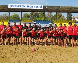 Plaj Futbolu Milli Takımımızın İzmir kampı devam ediyor